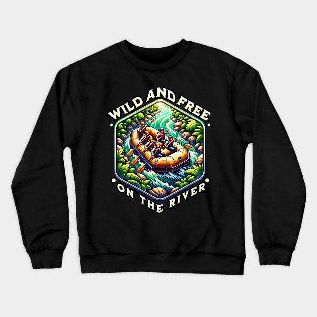 Rafting Crewneck Sweatshirt by The Jumping Cart